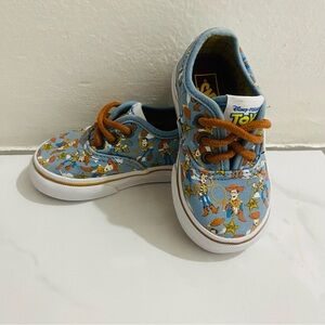 Vans Disney Pixar Toy Story Woody Shoes Sneakers Baby Size 4